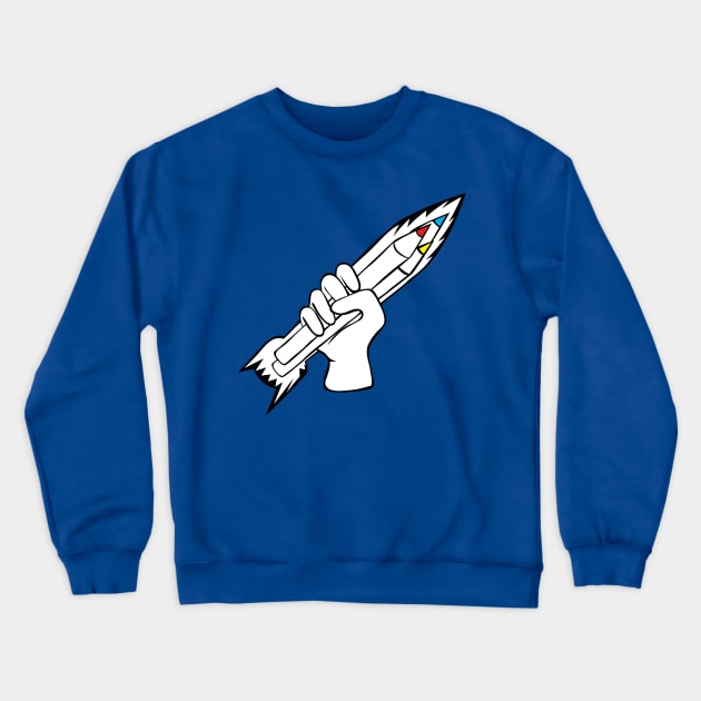 Creativity Power Crewneck Sweatshirt by martinussumbaji